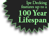 ipe decking lifespan