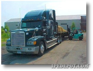 advantage lumber ipe decking delivery truck
