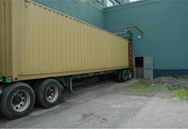 container loaded in buffalo NY