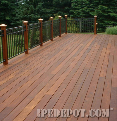 Pregrooved Ipe Deck installed with Ipe Clip fasteners