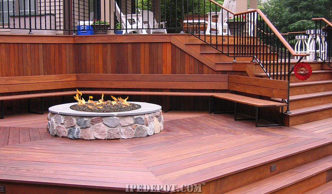Pregrooved Ipe Deck installed with Ipe Clip fasteners